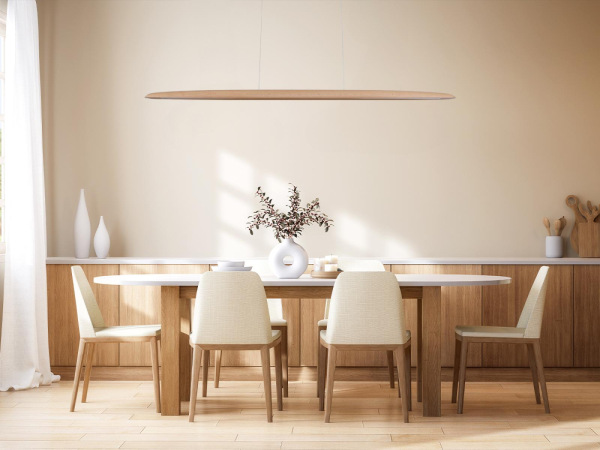 Drevený luster na lanku z masívneho dreva LED 26W / 1500 - WRL0322 8