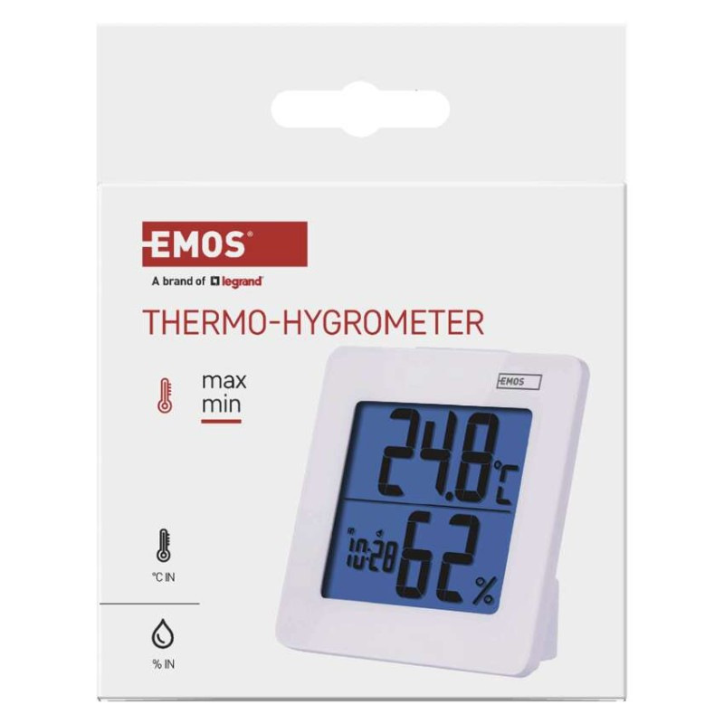 Digitálny teplomer s vlhkomerom E0114 6