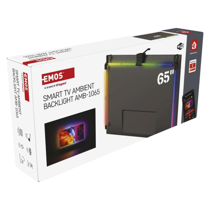 GoSmart Ambientné LED RGB osvetlenie za TV 65“ (164 cm) 13