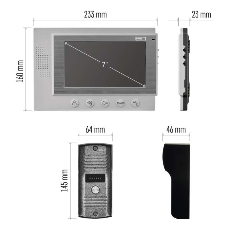 Sada videovrátnika EMOS EM-07HD 11