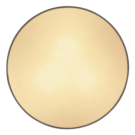 Stropné svietidlo, kov biely, textil antracit, plast biely, Ø400, V:100, bez žiaroviek 3xE27, max. L 3