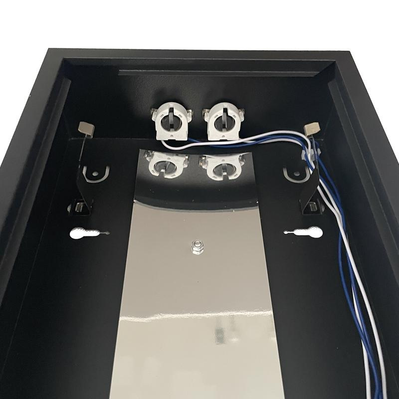 Čierne žiarivkové prisadené svietidlo na 2 x T8 ( 120cm LED trubica ) - TL302B 13