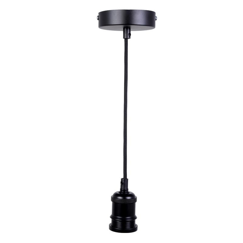 Objímka E27 / 1m / čierna - BH602B 4