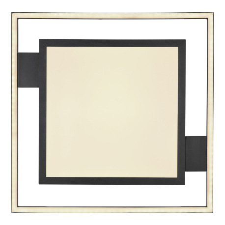 Stropné svietidlo kov čierny matný, MDF imitácia dreva, akryl biely, stmievateľné, niekoľko úrovní p 4