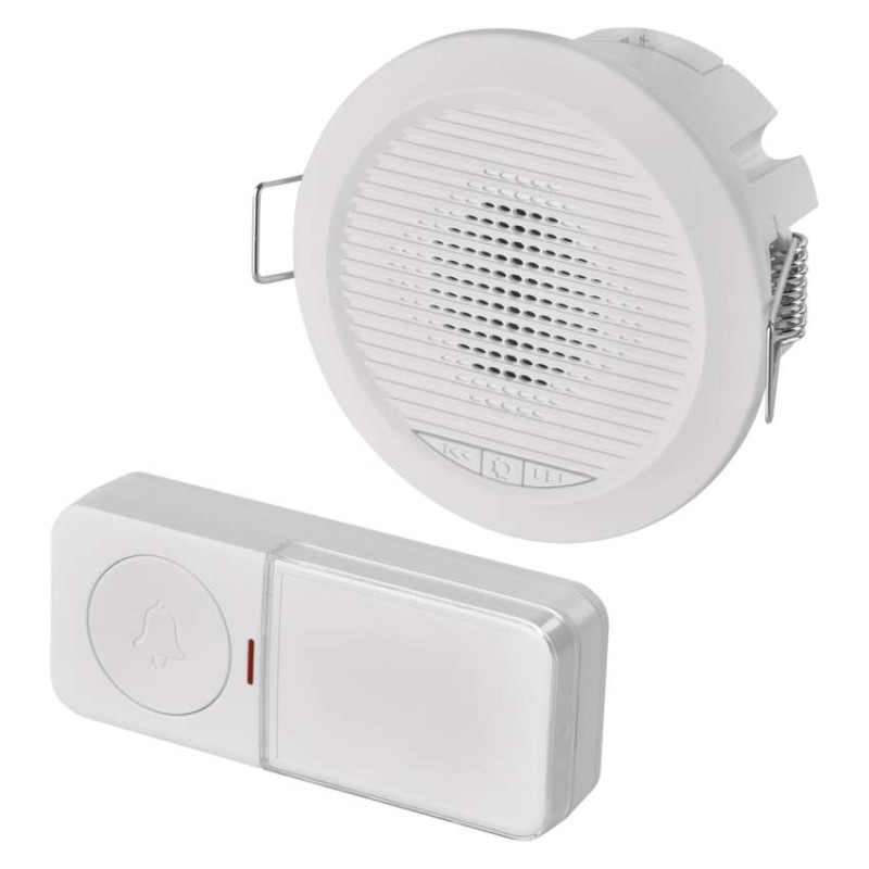 Domový drôtový/bezdrôtový zvonček P57103, vstavaný