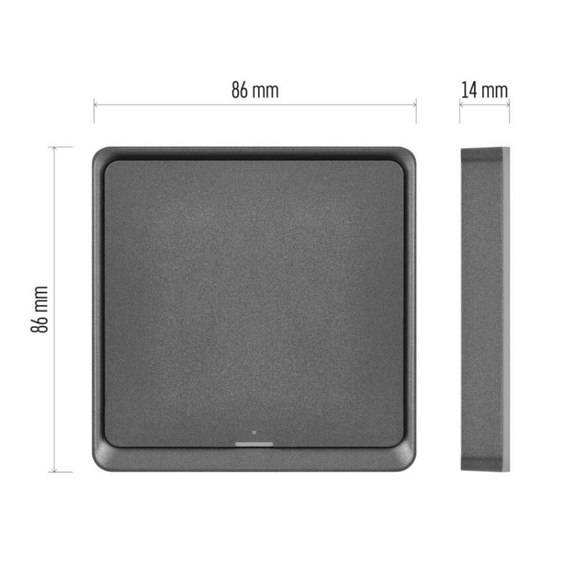 GoSmart Prenosný ovládač scén IP-2001ZB, ZigBee 3.0, 1-tlačidlový 14