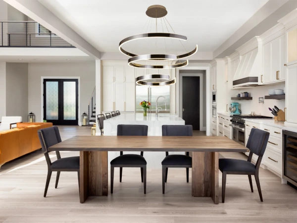 LED visiace svietidlo + diaľkový ovládač 220W - J4329/CH 5