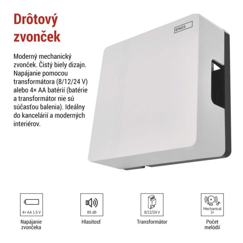 Drôtový zvonček P57101 3
