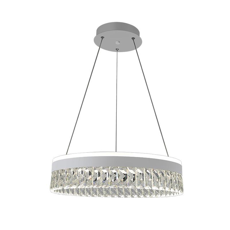 LED luxusné závesné krištáľové svietidlo s diaľkovým ovládačom 90W - TA2300/W 11