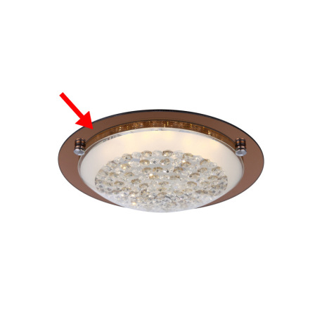 Náhradné sklo pre 48263, jantárové