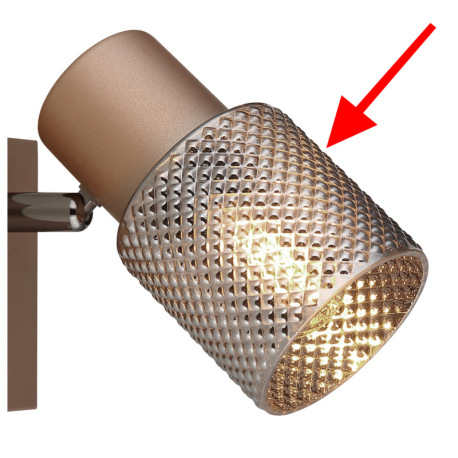 Náhradné sklo pre sériu 54314, Ø: 7 cm