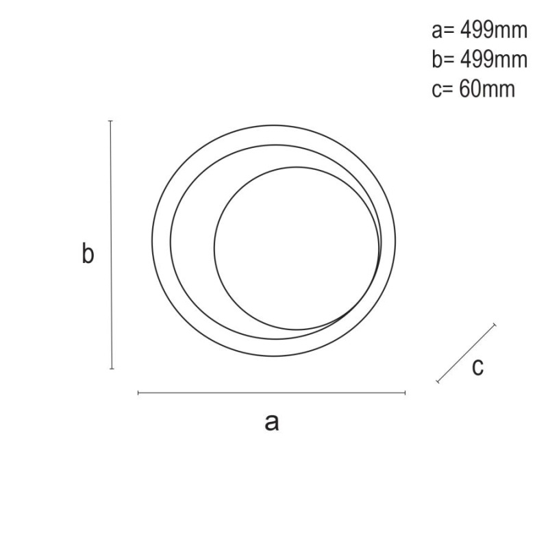 LED stropná lampa + diaľkový ovládač 85W - J1309/W 2