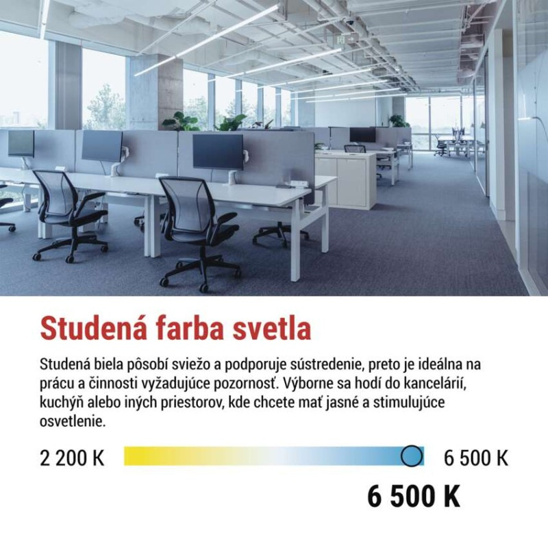 LED trubica T8 9 W 60 cm studená biela 4