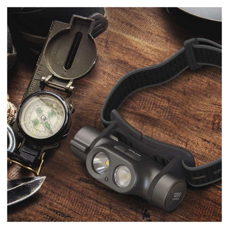 LED nabíjacia čelovka GP Xplor PHR19, 1200 lm 1