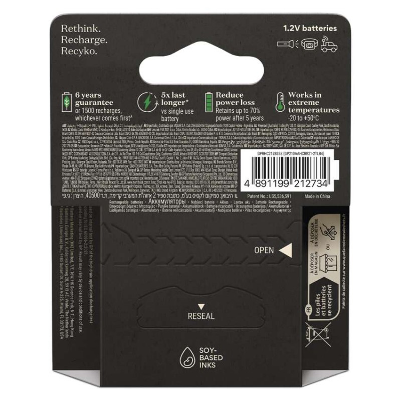 Nabíjacia batéria GP ReCyko Pro Professional (AA) 4 ks 6