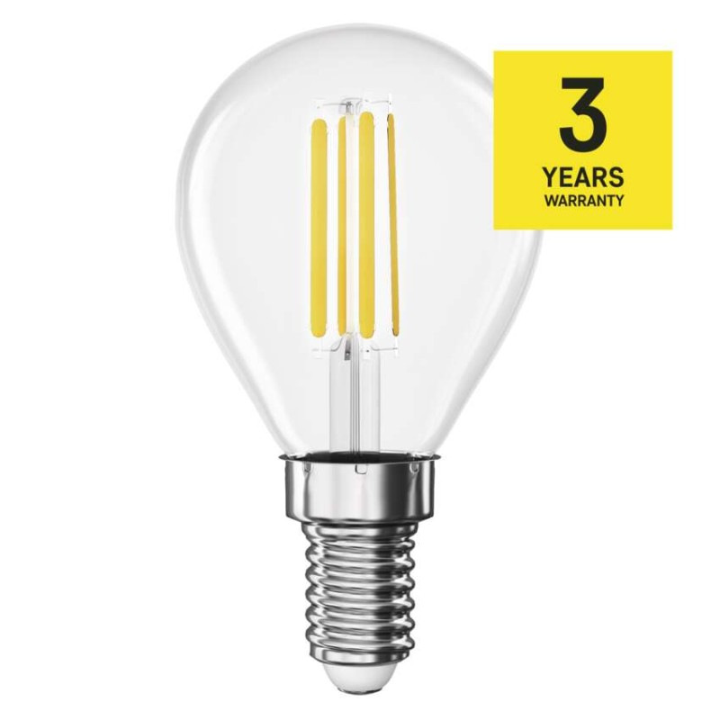 LED žiarovka Filament Mini Globe / E14 / 5,9 W (60 W) / 806 lm / Teplá biela 1