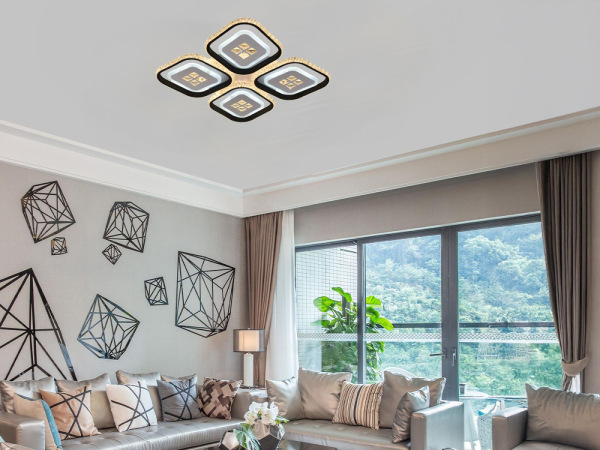 LED stropná lampa + diaľkový ovládač 130W - J3308/B 1