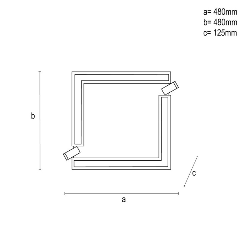 LED stropné svietidlo s diaľkovým ovládačom 80W - TA1319/WB 6