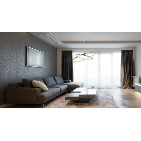 Závesné svietidlo, nikel, plast opál, stmievateľné nástenným vypínačom, pamäťová funkcia, stmievateľ 5