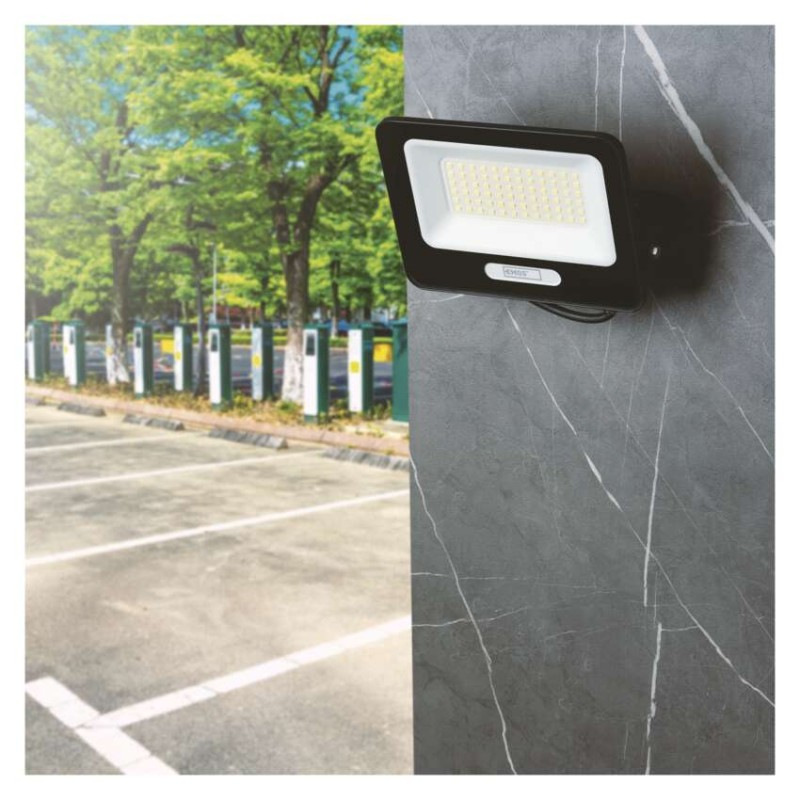 LED reflektor GLARO 50W, čierny, IP65, 5000 lm, neutrálna biela 10