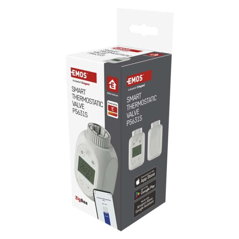 GoSmart Digitálna termostatická hlavica P5631S ZigBee 3.0 12
