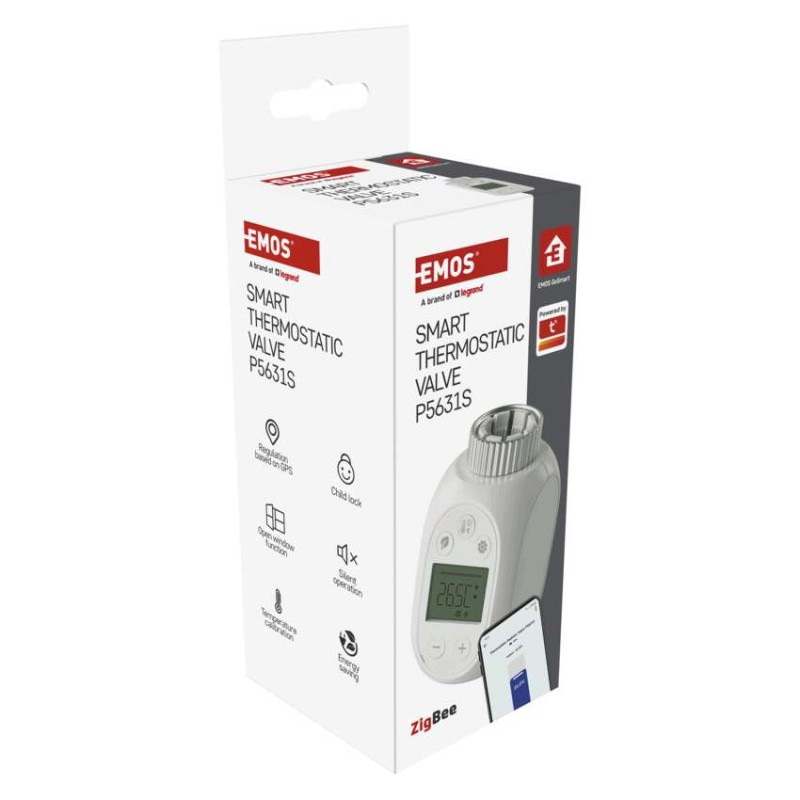 GoSmart Digitálna termostatická hlavica P5631S ZigBee 3.0 13
