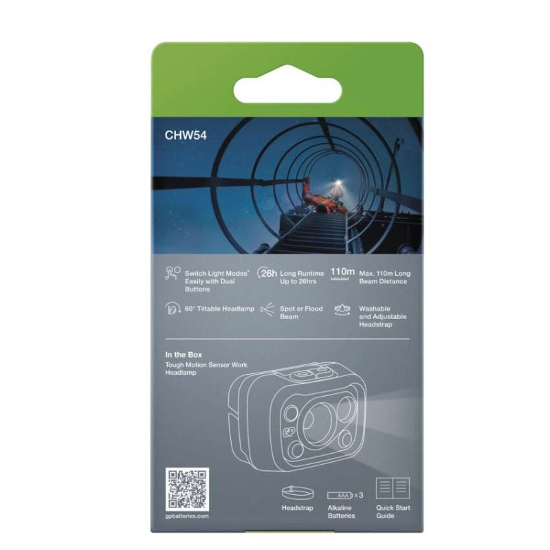 LED čelovka GP Discovery CHW54, 375 lm 8