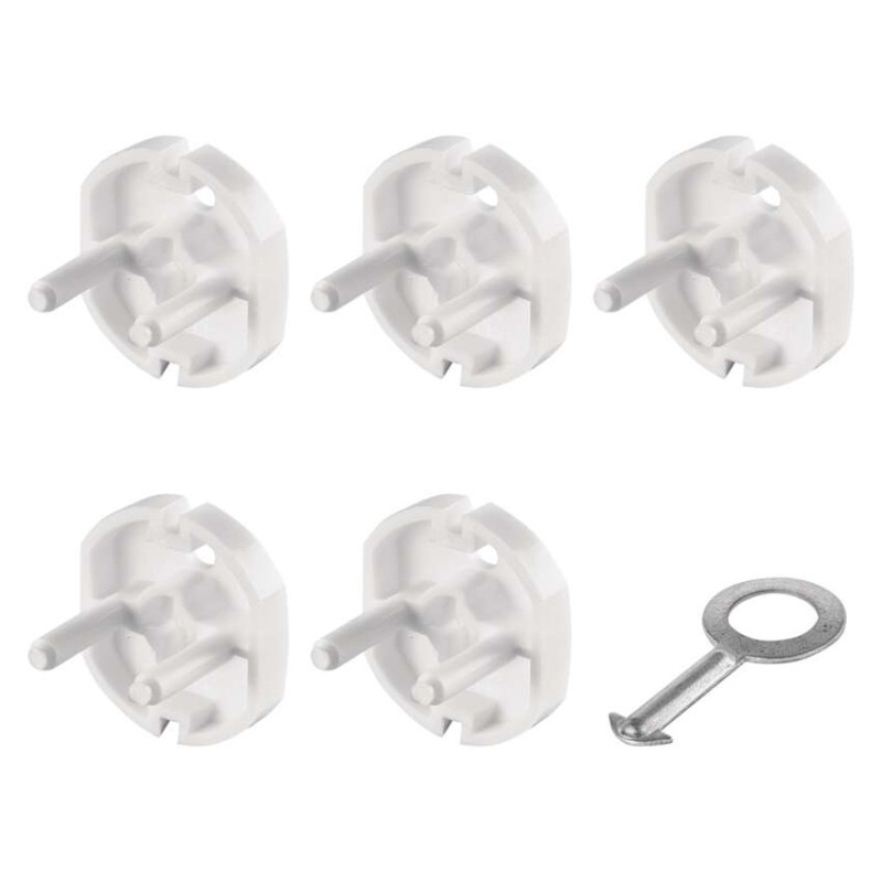 Záslepka do zásuvky bezpečnostná+ kľúč 2