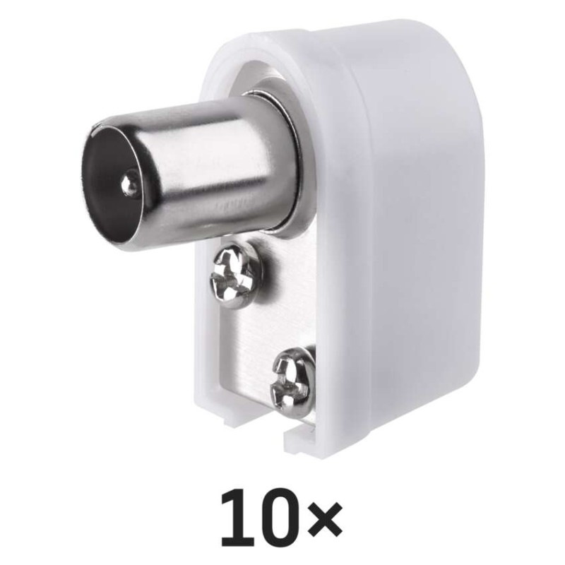 Konektor IEC vidlice zacvakávací uhlový 1