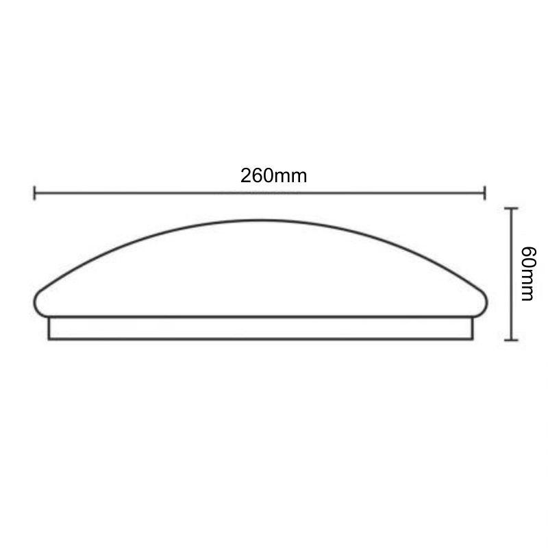 LED stropnica OPAL s PIR 12W / 4000K / PIR - LCL421P 6
