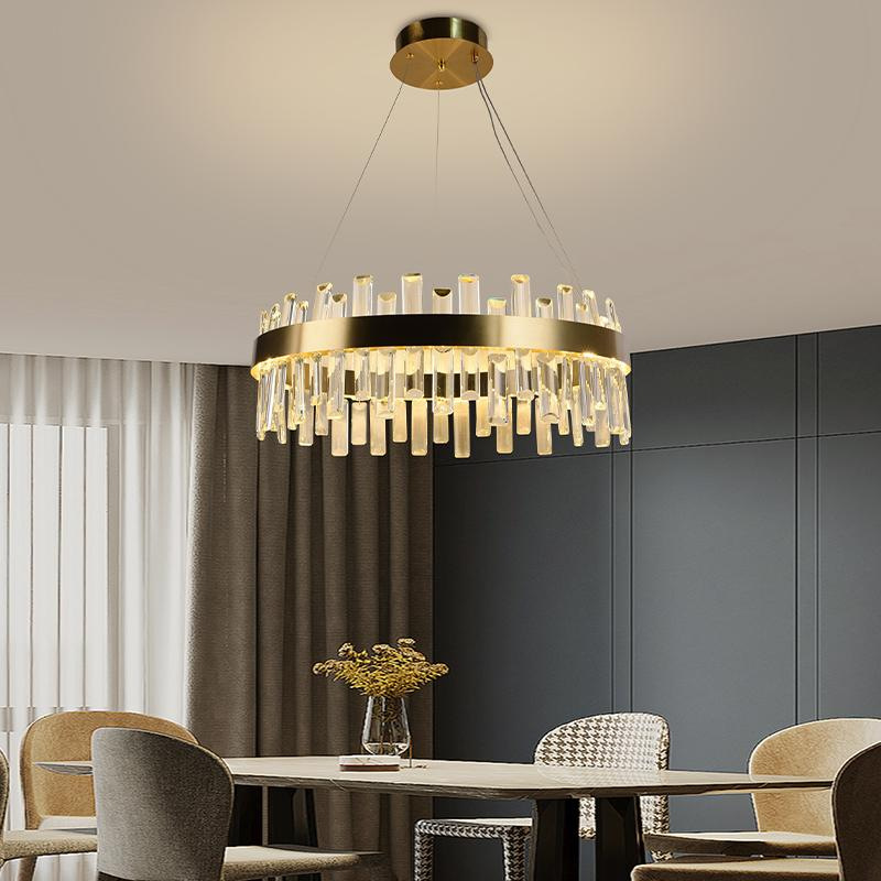 LED krištáľový luster + diaľkový ovládač 80W - J6342/C 5