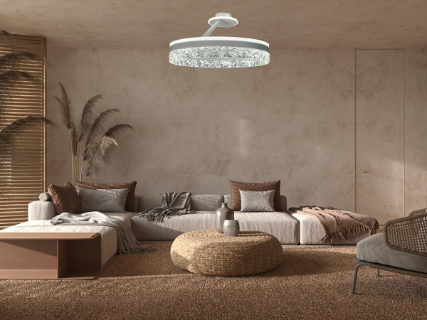 LED luxusné stropné krištáľové svietidlo s diaľkovým ovládačom 85W - TA1306/W 7