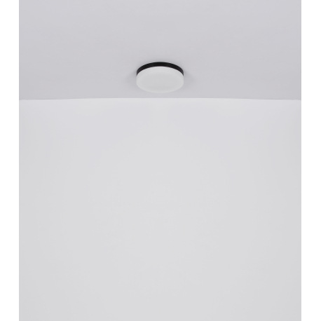 Vonkajšie svietidlo hliník čierny matný, sklo biele, IP44, ø: 300mm, V: 65mm, bez žiaroviek 3xE27 IL 13