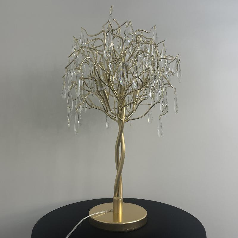 Luxusná krištáľová stolná lampa 5 x G9 - CA061/T 2