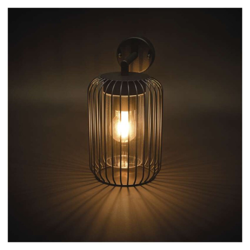 Zahradné nástenné svietidlo SALVIA, 20,8 x 16 x 28,5 cm, 1 x E27, 15 W