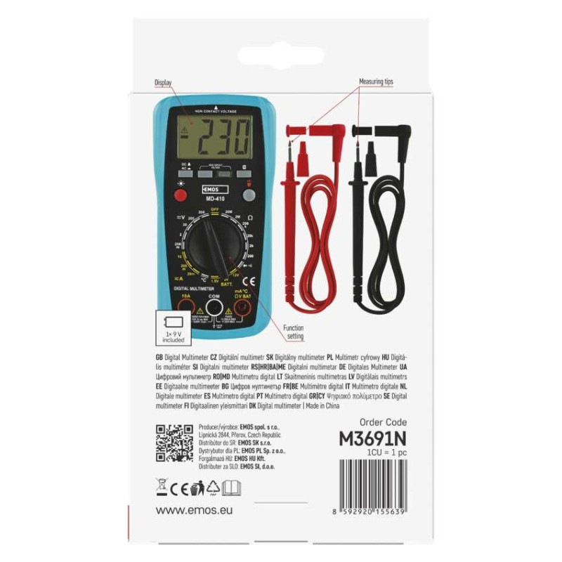 Multimeter MD-410 8