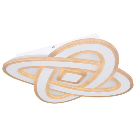 Stropné svietidlo, kov biely, akryl biely, pamäťová funkcia, nočné svetlo, stmievateľné, diaľkové ov 8