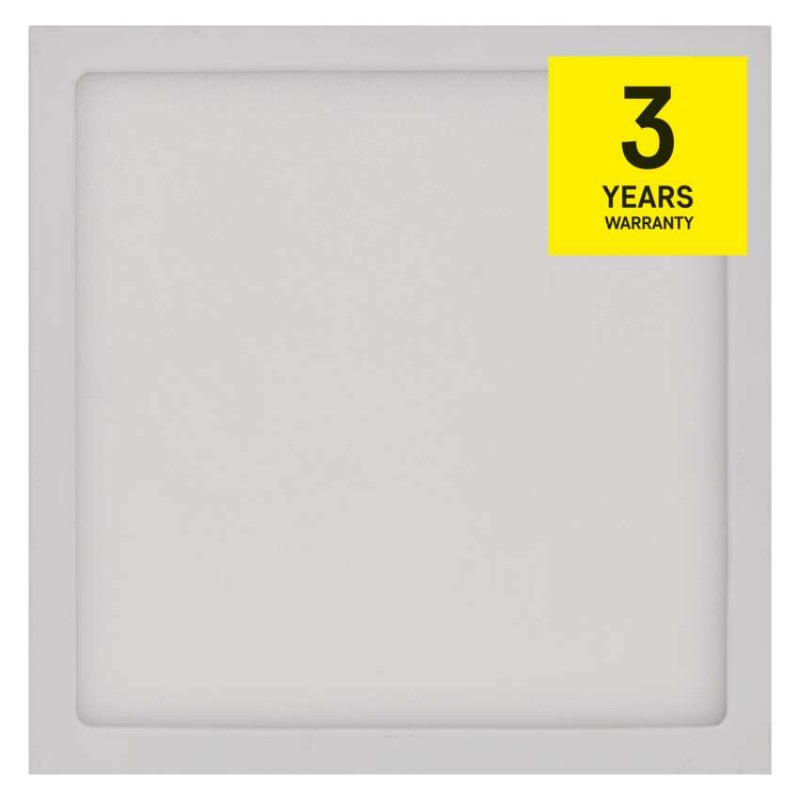 LED prisadené svietidlo, štvorec, biele, 12,5W, CCT 14