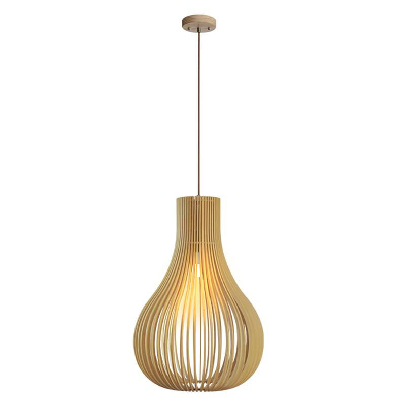 Závesný luster z masívneho dreva E27 / 380 - WRE082 1