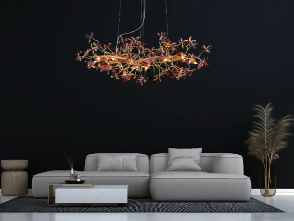 Luxusný závesný krištáľový luster 13 x G9 - CA032/1200L 5