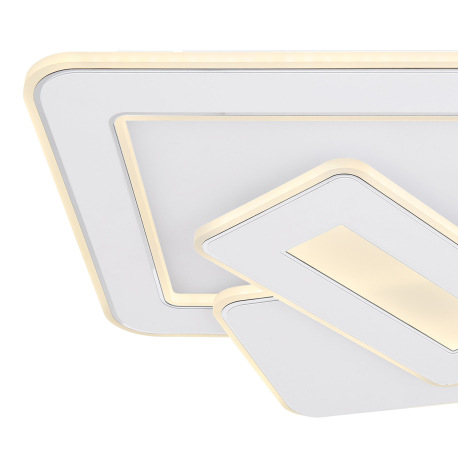 Stropné svietidlo, kov biely, akryl, kompatibilné s Google Assistant a Alexa, pamäťová funkcia, nočn 15