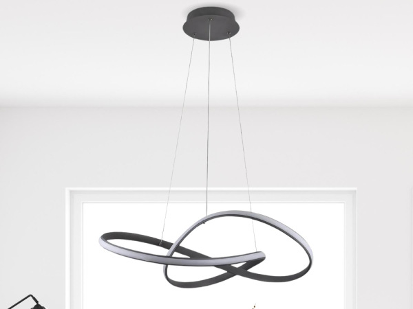 LED závesné svietidlo + diaľkový ovládač 70W - J4303/S