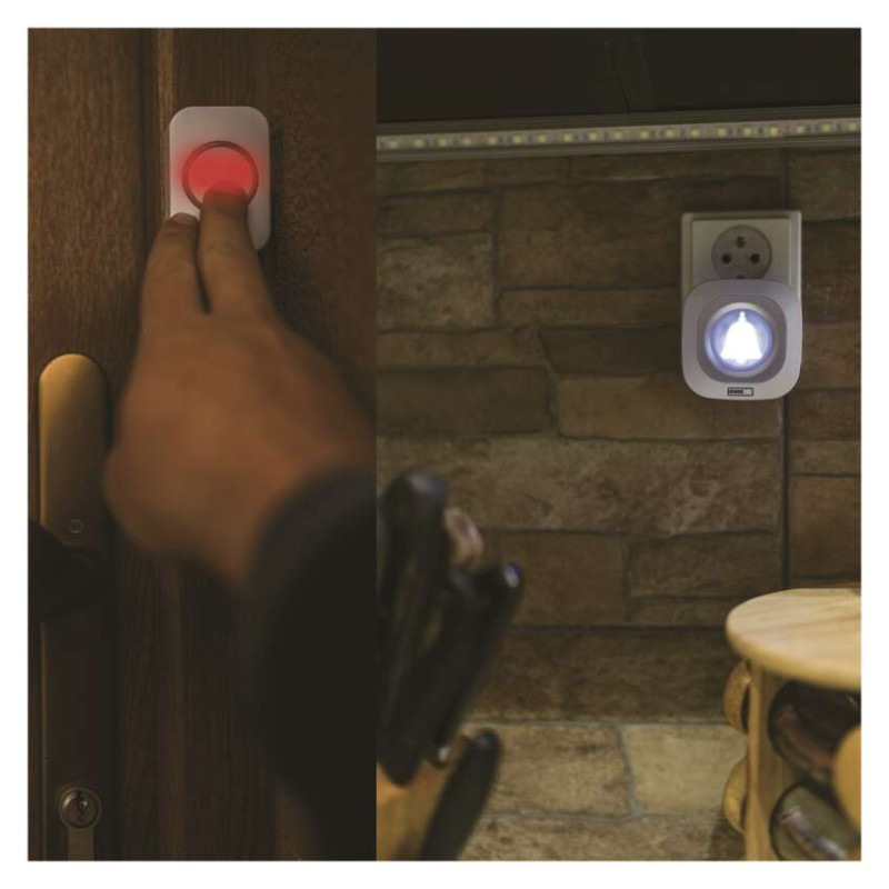 Domový bezdrôtový zvonček P5733W do zásuvky 5