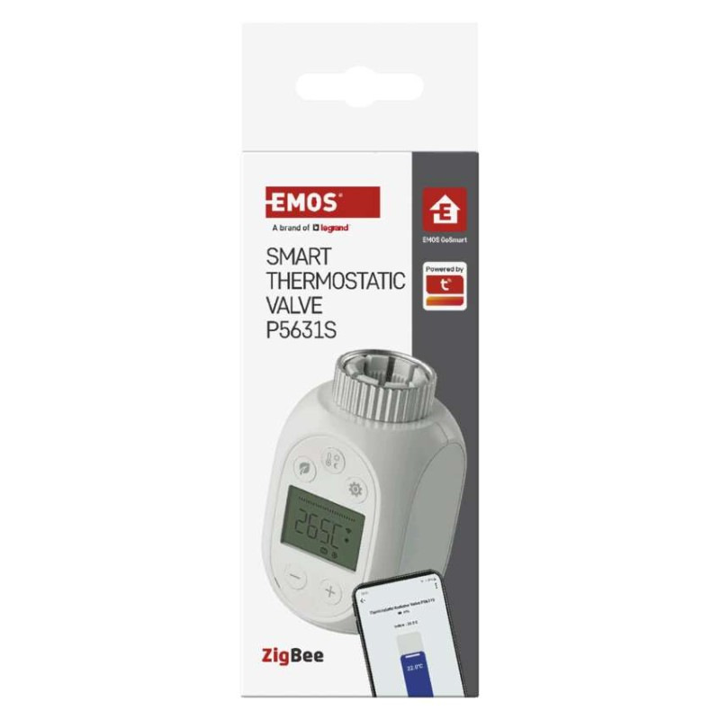 GoSmart Digitálna termostatická hlavica P5631S ZigBee 3.0 10