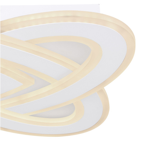 Stropné svietidlo, kov biely, akryl biely, pamäťová funkcia, nočné svetlo, stmievateľné, diaľkové ov 5