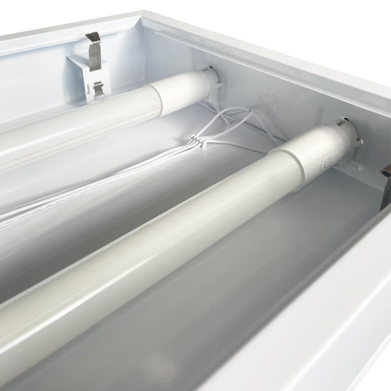 Biele žiarivkové prisadené svietidlo na 2 x T8 ( 120cm LED trubica ) - TL303 9