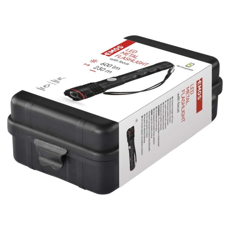 LED nabíjacie kovové svietidlo, 600 lm 8