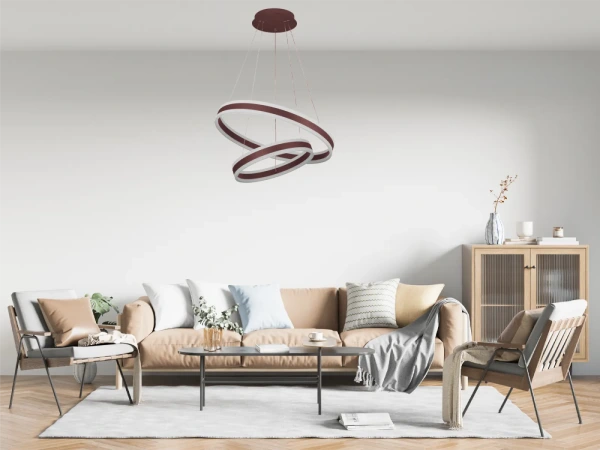 LED visiaca lampa + diaľkový ovládač 135W - J4317/BR 9