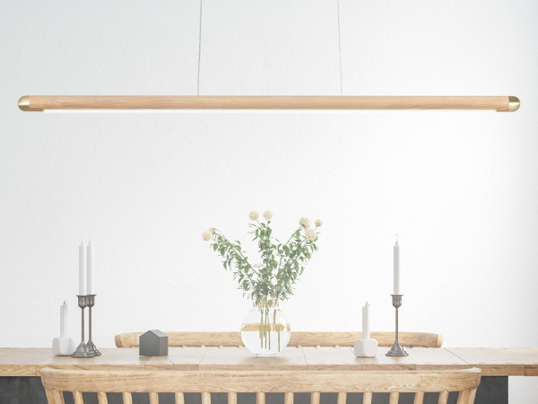 Drevený luster na lanku z masívneho dreva LED 22W / 1200 - WRL0521 9