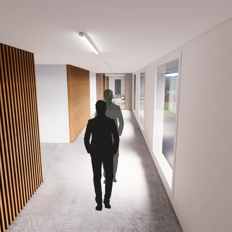 LED technické nadpájacie svietidlo so senzorom 36W / IP65 /1200 / 4000K - LNL322/1S 10